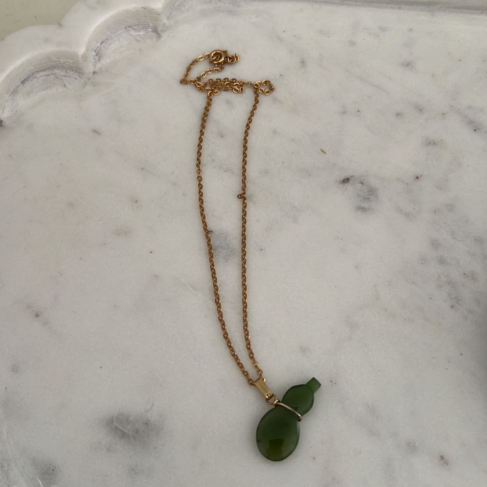 Vintage Boutique Jade Green Necklace